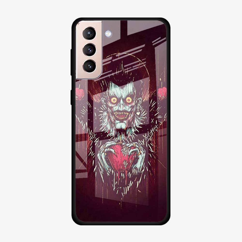 Anime DN Death Note Tempered Glass Shell Cover Phone Case
