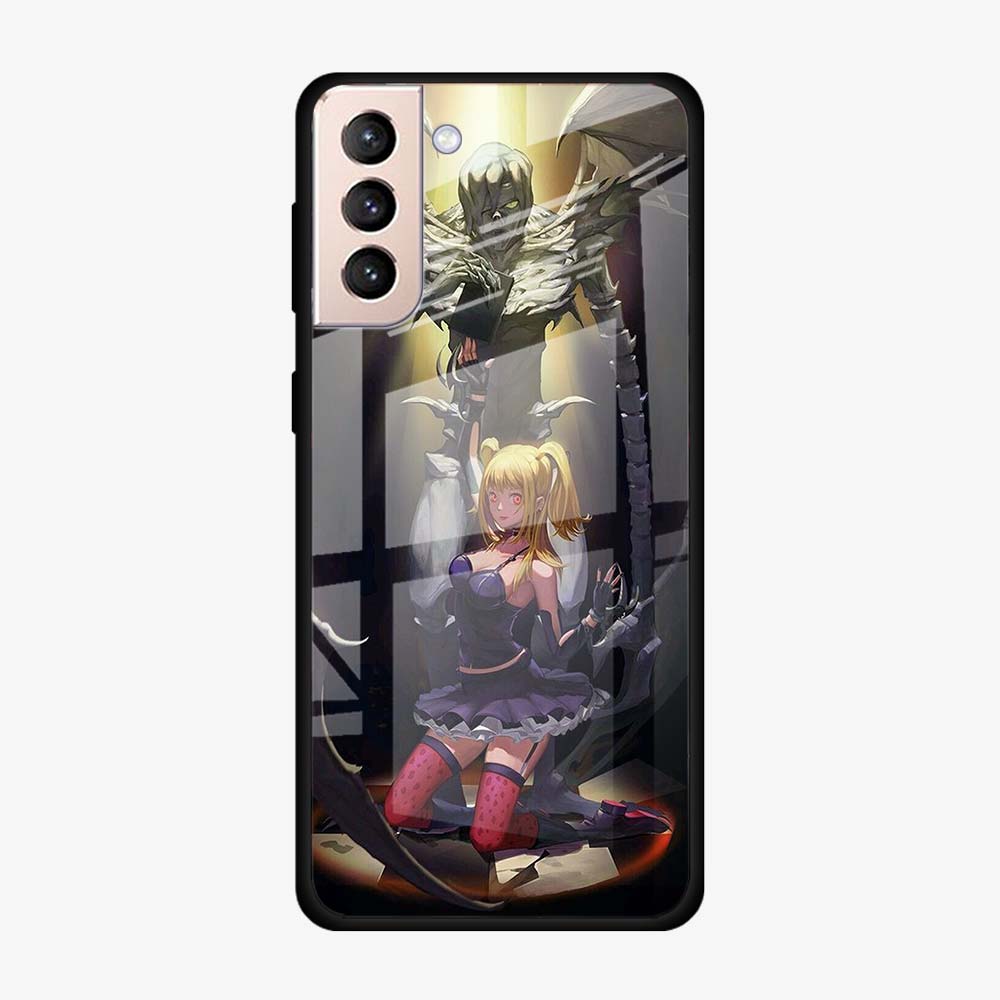 Anime DN Death Note Tempered Glass Shell Cover Phone Case