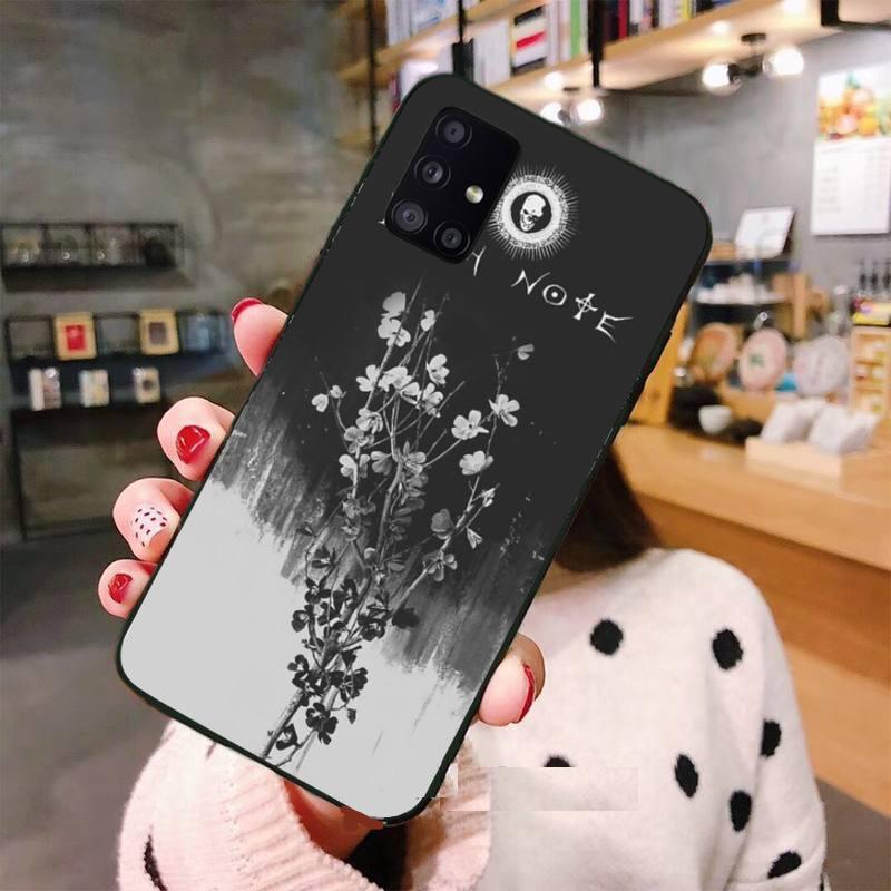 Anime DN Death Note Ryuk kira Phone Case For Samsung A32 A51 A52 A71 A50 A12 A21S S10 S20 S21 Plus Fe Ultra Anime DN Death Note Ryuk kira Phone Case For Samsung A32 A51 A52 A71 A50 A12 A21S S10 S20 S21 Plus Fe Ultra