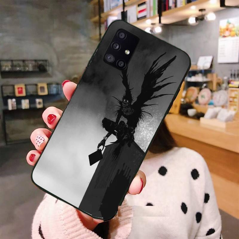 Anime DN Death Note Ryuk kira Phone Case For Samsung A32 A51 A52 A71 A50 A12 A21S S10 S20 S21 Plus Fe Ultra Anime DN Death Note Ryuk kira Phone Case For Samsung A32 A51 A52 A71 A50 A12 A21S S10 S20 S21 Plus Fe Ultra