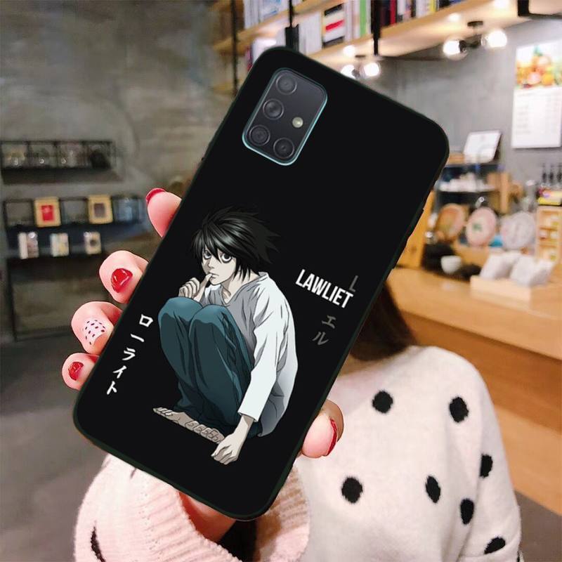 Anime DN Death Note Lawliet Phone Case For Samsung Galaxy