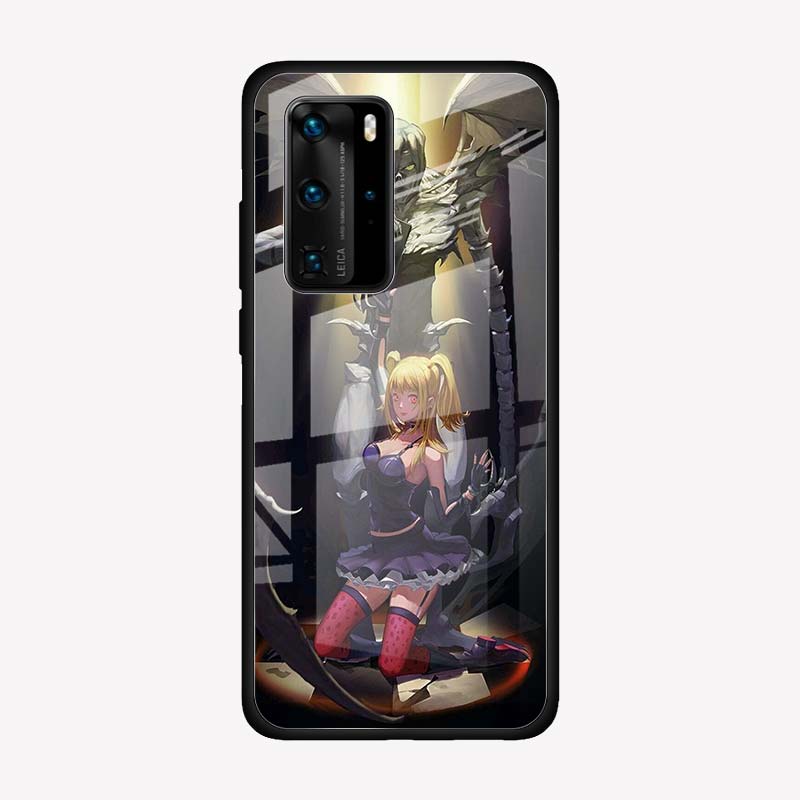 Phone Case for Huawei P20 P30 Lite P40 Pro+ P30 Pro P40 Lite P Smart 2021 Glass Cover Death Note Phone Case for Huawei P20 P30 Lite P40 Pro+ P30 Pro P40 Lite P Smart 2021 Glass Cover Death Note