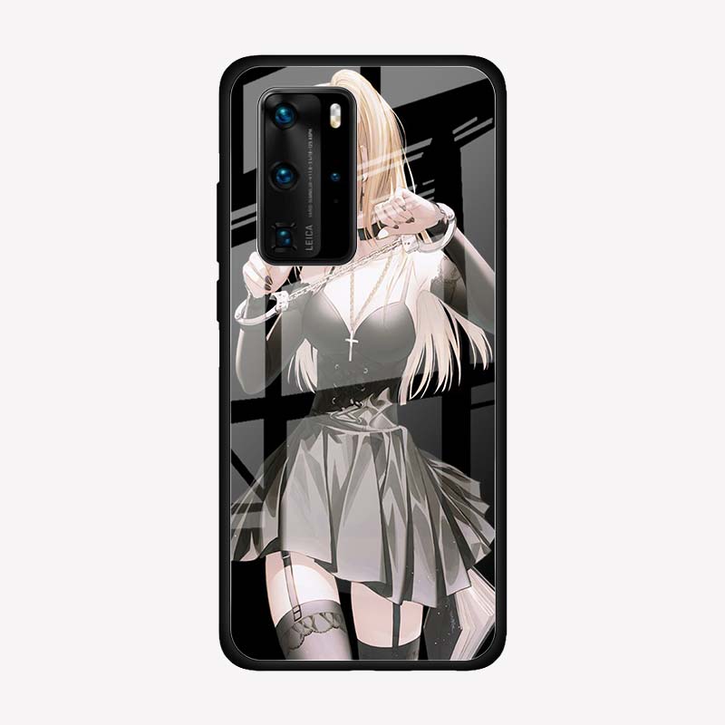 Phone Case for Huawei P20 P30 Lite P40 Pro+ P30 Pro P40 Lite P Smart 2021 Glass Cover Death Note Phone Case for Huawei P20 P30 Lite P40 Pro+ P30 Pro P40 Lite P Smart 2021 Glass Cover Death Note