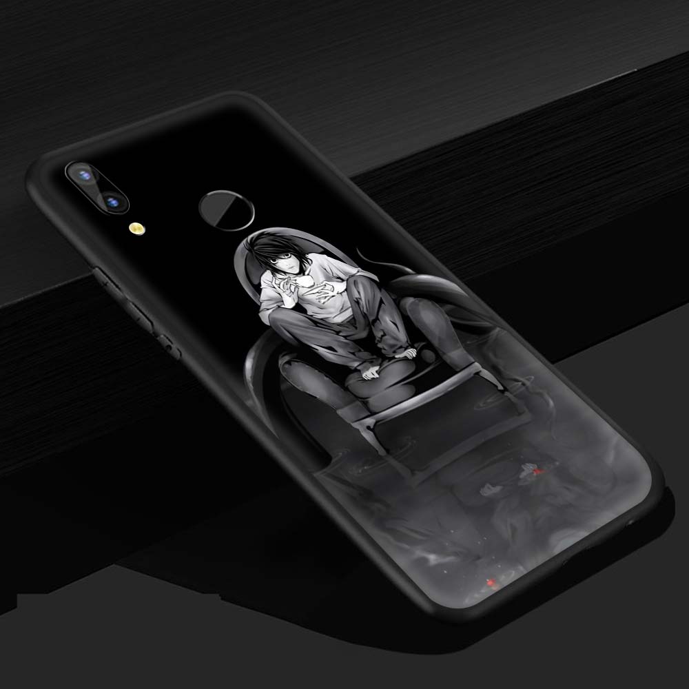 Manga Anime DN Death Note Ryuk Phone Case For Huawei P30 Lite P Smart Z 2019 2021 P40 Lite E P20 P10 Pro 2020 Black Shell Cover Manga Anime DN Death Note Ryuk Phone Case For Huawei P30 Lite P Smart Z 2019 2021 P40 Lite E P20 P10 Pro 2020 Black Shell Cover