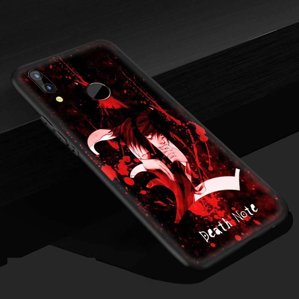 Manga Anime DN Death Note Ryuk Phone Case For Huawei P30 Lite P Smart Z 2019 2021 P40 Lite E P20 P10 Pro 2020 Black Shell Cover Manga Anime DN Death Note Ryuk Phone Case For Huawei P30 Lite P Smart Z 2019 2021 P40 Lite E P20 P10 Pro 2020 Black Shell Cover