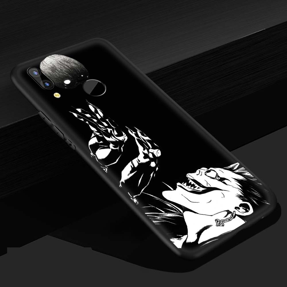 Manga Anime DN Death Note Ryuk Phone Case For Huawei P30 Lite P Smart Z 2019 2021 P40 Lite E P20 P10 Pro 2020 Black Shell Cover Manga Anime DN Death Note Ryuk Phone Case For Huawei P30 Lite P Smart Z 2019 2021 P40 Lite E P20 P10 Pro 2020 Black Shell Cover