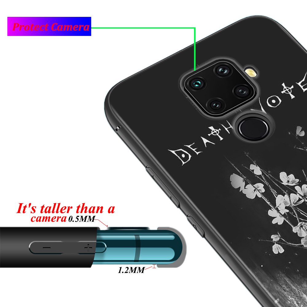 Anime DN Death Note Comic For Huawei Y9S Y6S Y8S Y9A Y7A Y8P Y7P Y5P Y6P Y7 Y6 Y5 Pro Prime 2020 2019 2018 Phone Case Cover