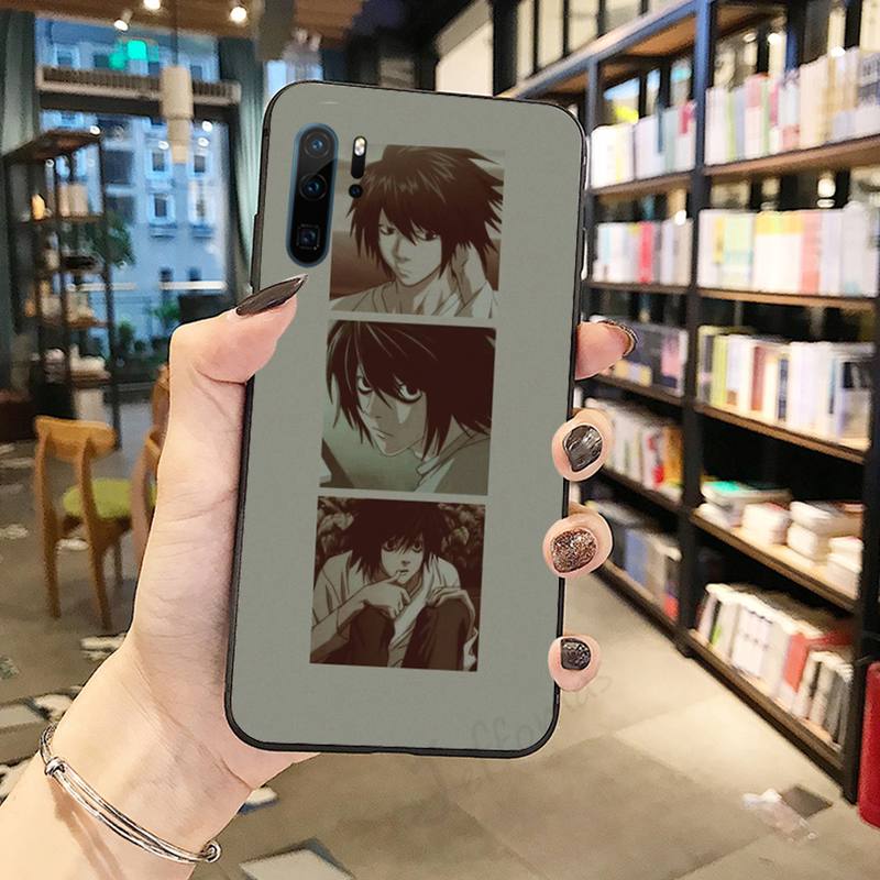 Anime DN Death Note anime manga L·Lawliet Phone Case Funda For Huawei P9 P10 P20 P30 Lite 2016 2017 2019 plus pro P smart funda coque Anime DN Death Note anime manga L·Lawliet Phone Case Funda For Huawei P9 P10 P20 P30 Lite 2016 2017 2019 plus pro P smart funda coque