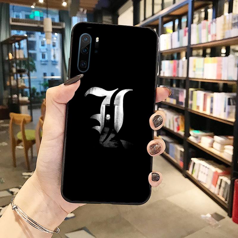 Anime DN Death Note anime manga L·Lawliet Phone Case Funda For Huawei P9 P10 P20 P30 Lite 2016 2017 2019 plus pro P smart funda coque Anime DN Death Note anime manga L·Lawliet Phone Case Funda For Huawei P9 P10 P20 P30 Lite 2016 2017 2019 plus pro P smart funda coque