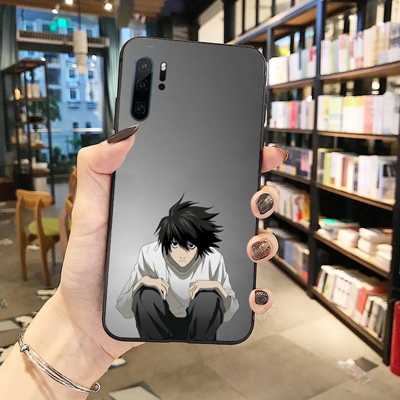 Anime DN Death Note anime manga L·Lawliet Phone Case Funda For Huawei P9 P10 P20 P30 Lite 2016 2017 2019 plus pro P smart funda coque Anime DN Death Note anime manga L·Lawliet Phone Case Funda For Huawei P9 P10 P20 P30 Lite 2016 2017 2019 plus pro P smart funda coque