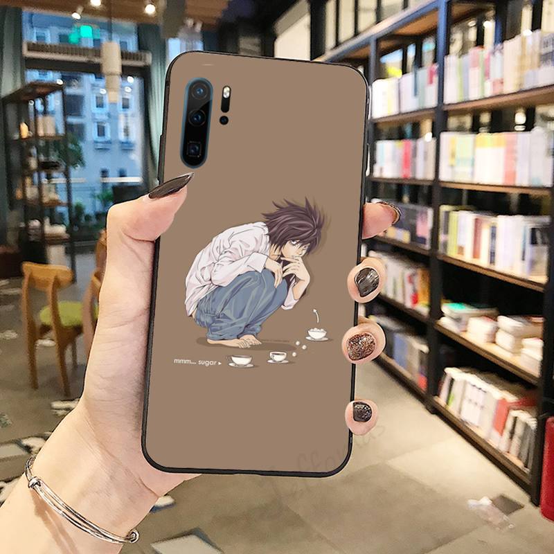 Anime DN Death Note anime manga L·Lawliet Phone Case Funda For Huawei P9 P10 P20 P30 Lite 2016 2017 2019 plus pro P smart funda coque Anime DN Death Note anime manga L·Lawliet Phone Case Funda For Huawei P9 P10 P20 P30 Lite 2016 2017 2019 plus pro P smart funda coque
