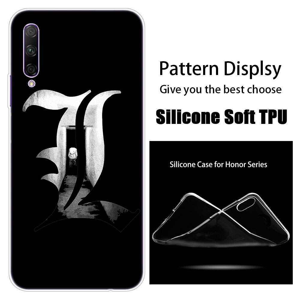 Anime DN Death Note L Lawliet Silicone Phone Case for Huawei Honor 20 20i 10i 10 9 8 Lite 9X 8X 8A 8S 7S 7A Pro View 20 Play3 Cover