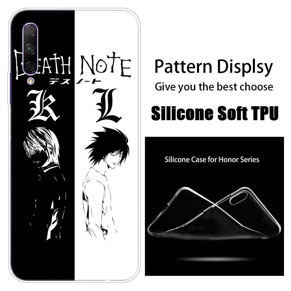 Anime DN Death Note L Lawliet Silicone Phone Case for Huawei Honor 20 20i 10i 10 9 8 Lite 9X 8X 8A 8S 7S 7A Pro View 20 Play3 Cover