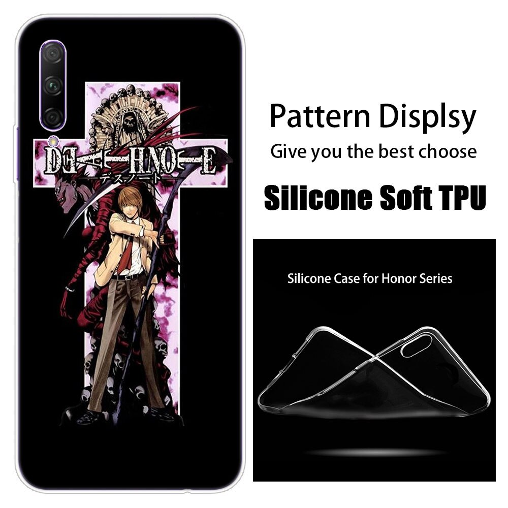 Anime DN Death Note L Lawliet Silicone Phone Case for Huawei Honor 20 20i 10i 10 9 8 Lite 9X 8X 8A 8S 7S 7A Pro View 20 Play3 Cover