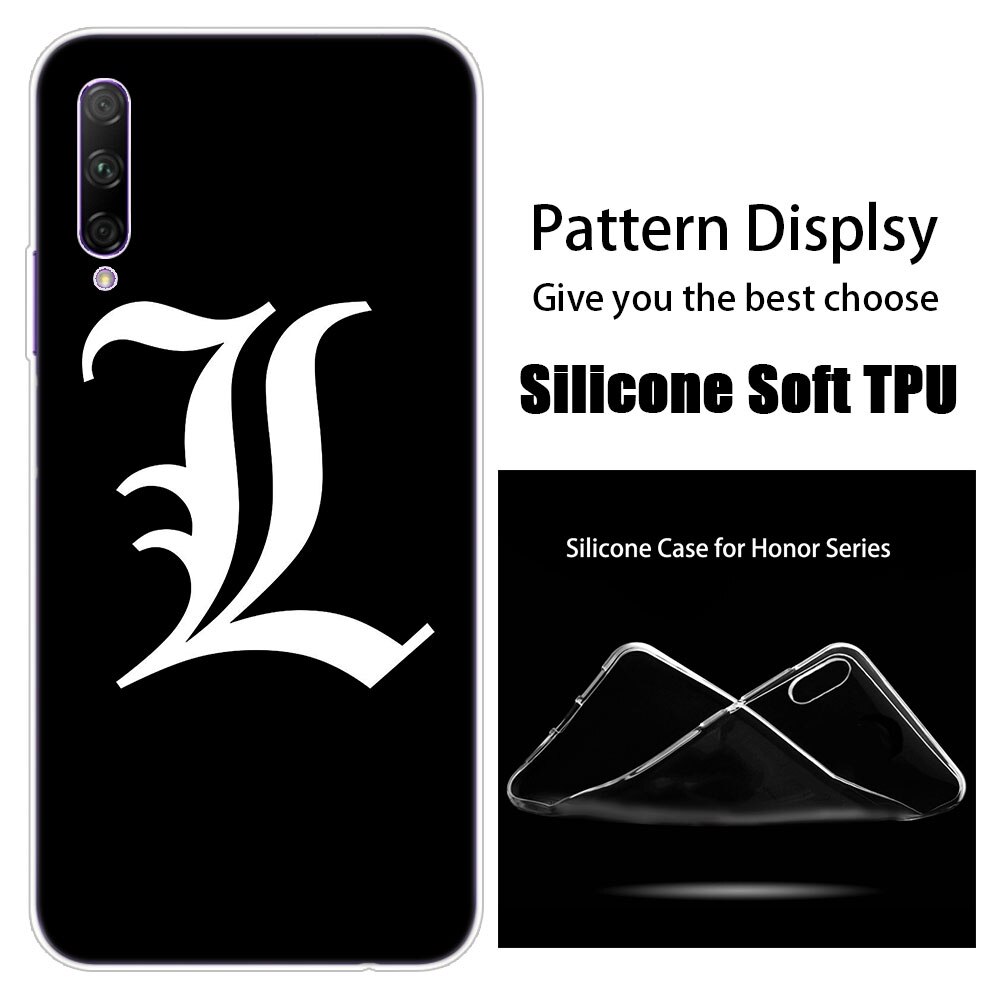 Anime DN Death Note L Lawliet Silicone Phone Case for Huawei Honor 20 20i 10i 10 9 8 Lite 9X 8X 8A 8S 7S 7A Pro View 20 Play3 Cover