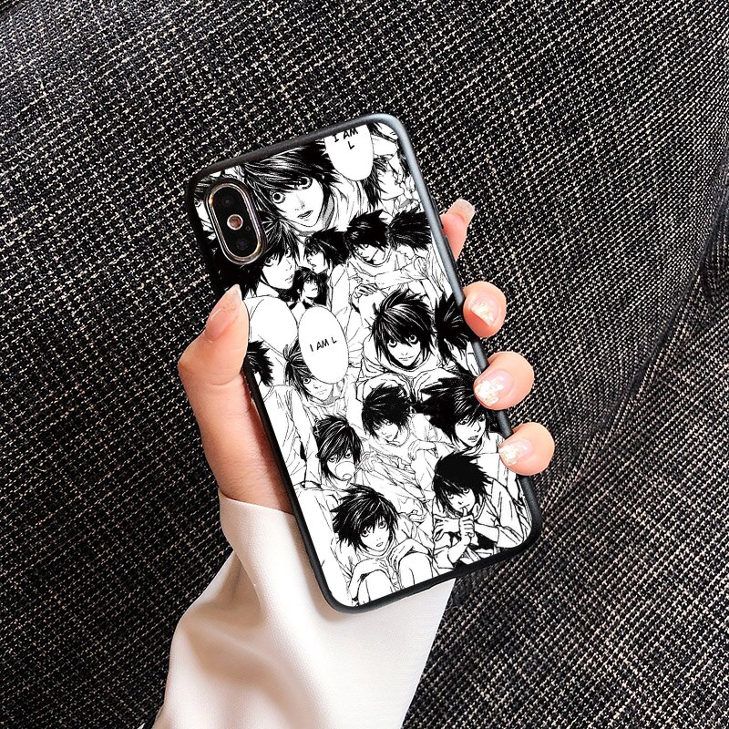 Anime DN Death Note Cases For Samsung Galaxy Quantum 2 A22 A72 A52 A32 S21 S20 FE S10e S10 Plus Ultra Lite A02 A50 A30S A71 A70 TPU