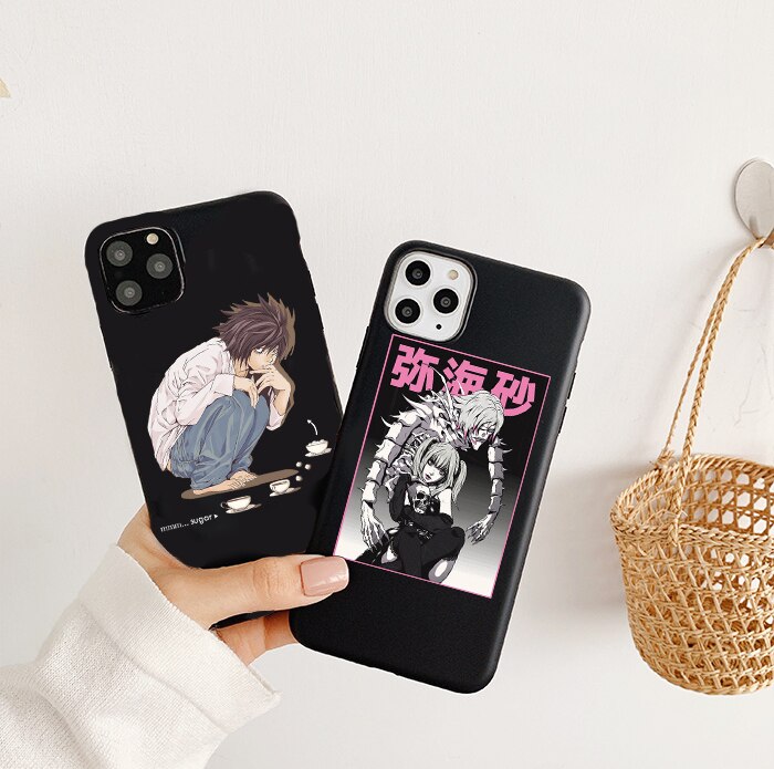 Anime DN Death Note Cases For Samsung Galaxy Quantum 2 A22 A72 A52 A32 S21 S20 FE S10e S10 Plus Ultra Lite A02 A50 A30S A71 A70 TPU
