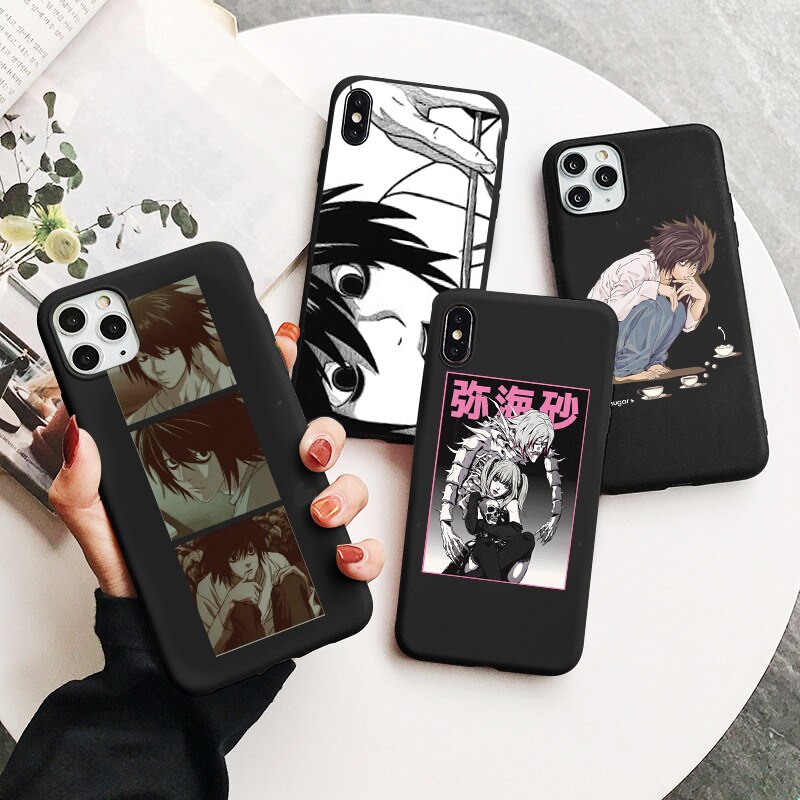 Anime DN Death Note Cases For Samsung Galaxy Quantum 2 A22 A72 A52 A32 S21 S20 FE S10e S10 Plus Ultra Lite A02 A50 A30S A71 A70 TPU