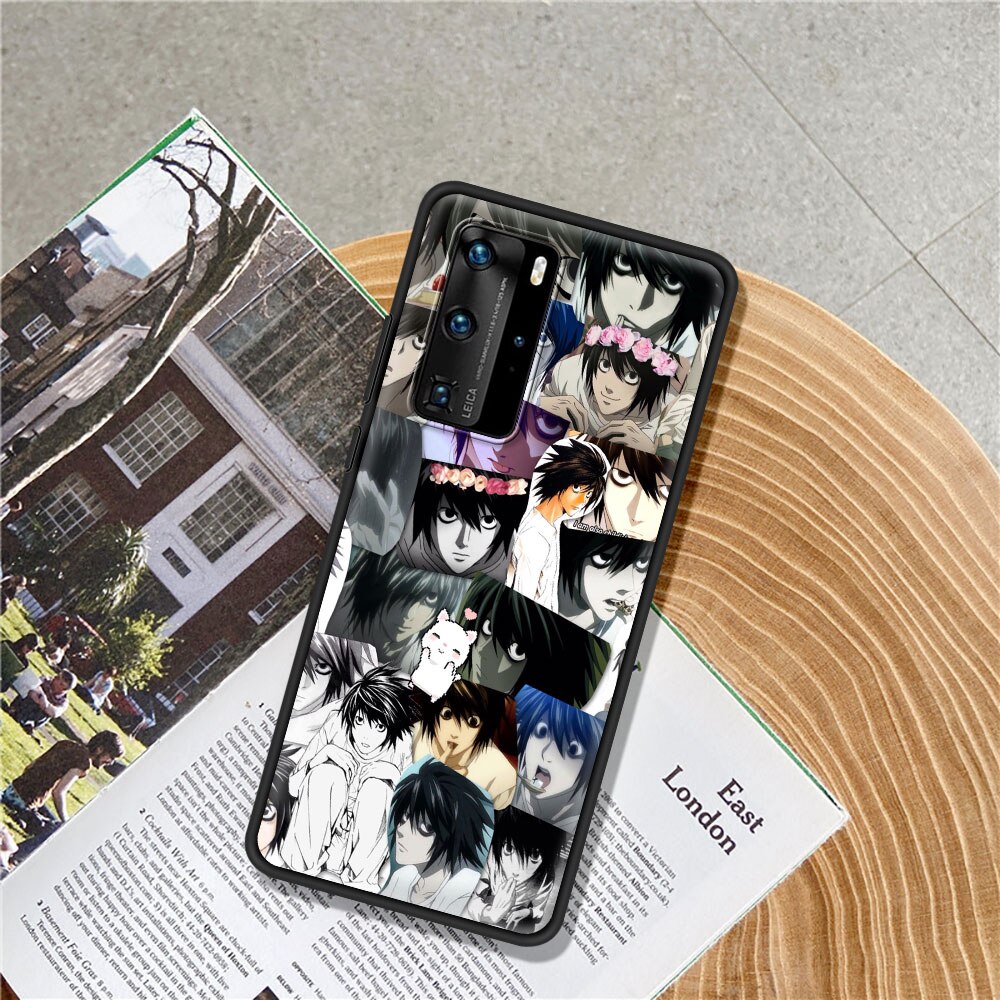 Anime DN Death Note Ryuk Silicone Phone Case For Huawei P20 P30 Lite P40 Pro P Smart Z 2021 Y6 Y7 Y9 2019 Y6p Y8p Cover Coque Funda