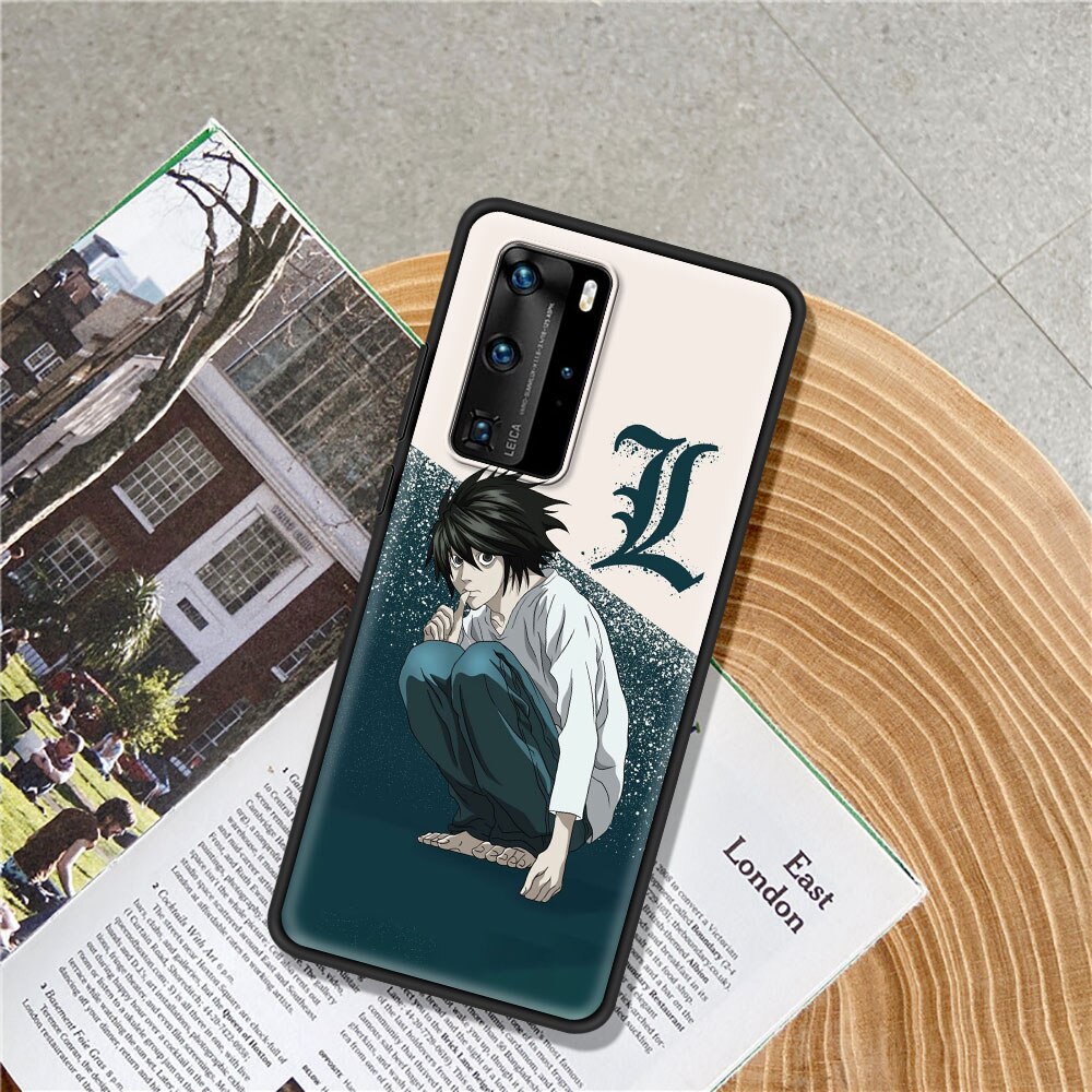 Anime DN Death Note Ryuk Silicone Phone Case For Huawei P20 P30 Lite P40 Pro P Smart Z 2021 Y6 Y7 Y9 2019 Y6p Y8p Cover Coque Funda