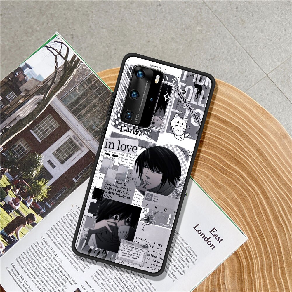 Anime DN Death Note Ryuk Silicone Phone Case For Huawei P20 P30 Lite P40 Pro P Smart Z 2021 Y6 Y7 Y9 2019 Y6p Y8p Cover Coque Funda