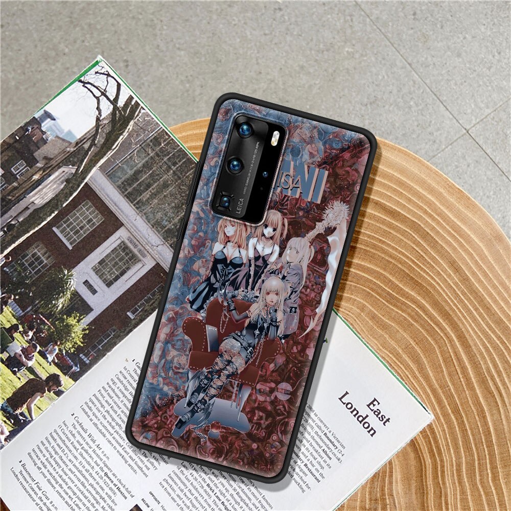 Anime DN Death Note Ryuk Silicone Phone Case For Huawei P20 P30 Lite P40 Pro P Smart Z 2021 Y6 Y7 Y9 2019 Y6p Y8p Cover Coque Funda