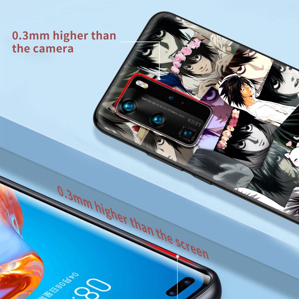 Anime DN Death Note Ryuk Silicone Phone Case For Huawei P20 P30 Lite P40 Pro P Smart Z 2021 Y6 Y7 Y9 2019 Y6p Y8p Cover Coque Funda