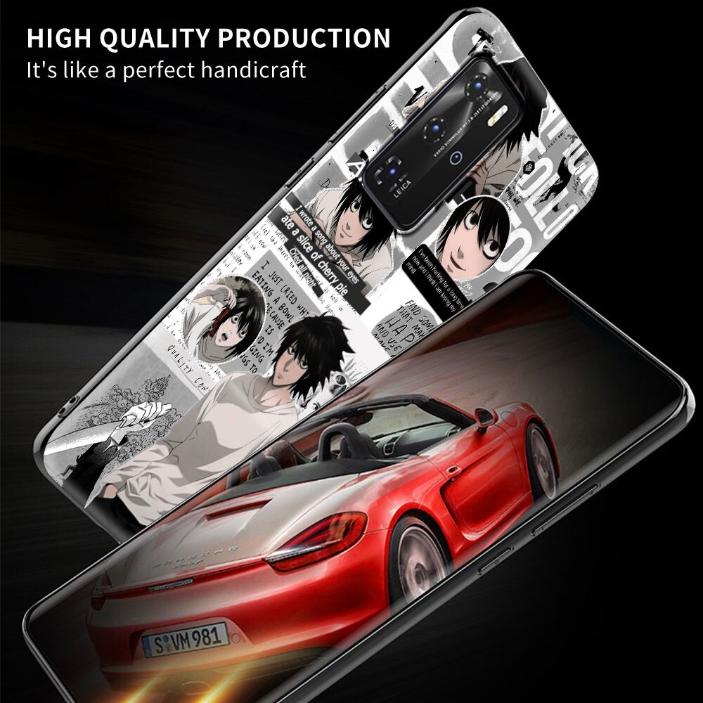 Anime DN Death Note Ryuk Silicone Phone Case For Huawei P20 P30 Lite P40 Pro P Smart Z 2021 Y6 Y7 Y9 2019 Y6p Y8p Cover Coque Funda