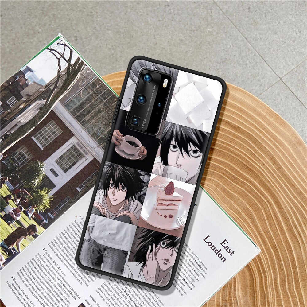 Anime DN Death Note Ryuk Silicone Phone Case For Huawei P20 P30 Lite P40 Pro P Smart Z 2021 Y6 Y7 Y9 2019 Y6p Y8p Cover Coque Funda