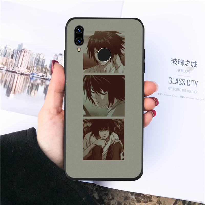 Manga Anime DN Death Note Phone Case For Huawei Honor 7C 7A 8X 8A 9 10 10i Lite 20 NOVA 3i 3e