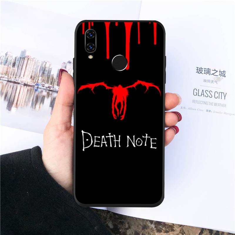 Manga Anime DN Death Note Phone Case For Huawei Honor 7C 7A 8X 8A 9 10 10i Lite 20 NOVA 3i 3e