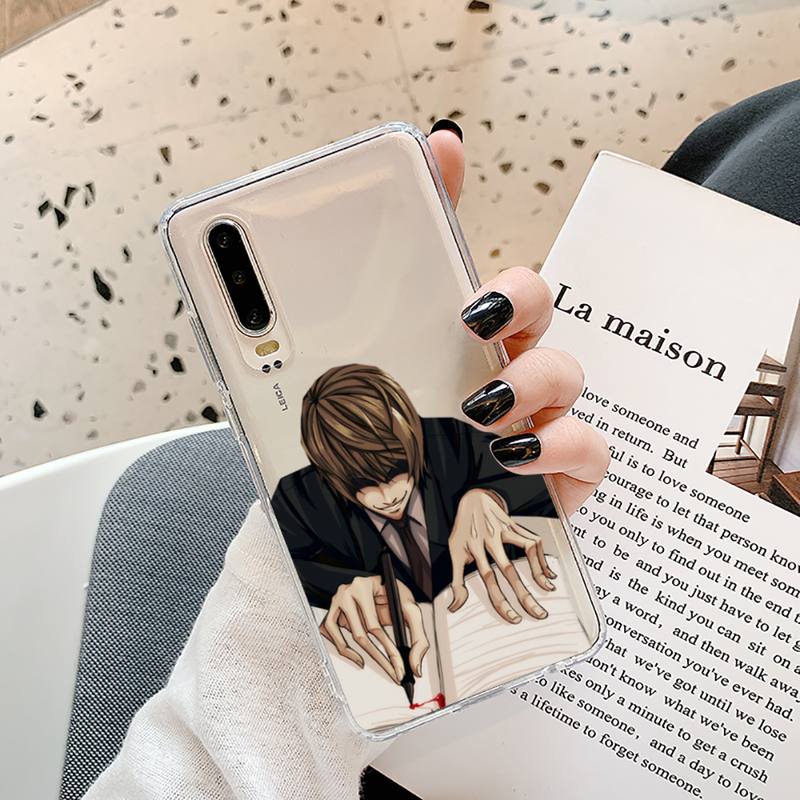 Anime DN Death Note Ryuk kira Phone Cases Transparent for Samsung A71 S9 10 20 HUAWEI p30 40 honor 10i 8x xiaomi note 8 Pro 10t 11