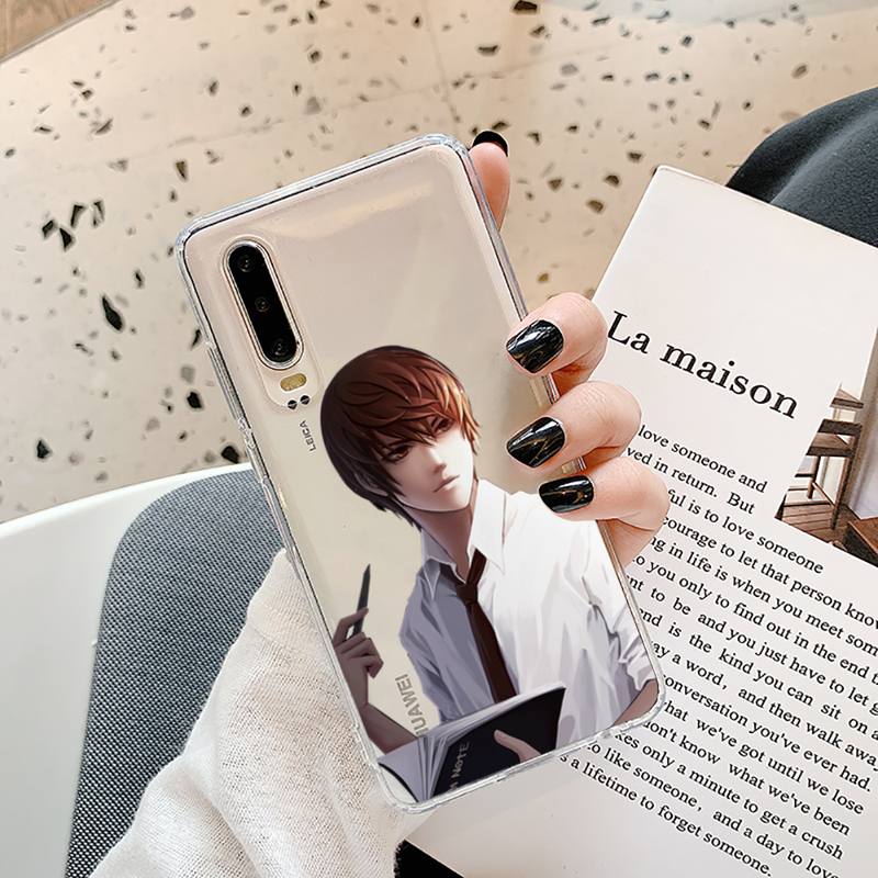 Anime DN Death Note Ryuk kira Phone Cases Transparent for Samsung A71 S9 10 20 HUAWEI p30 40 honor 10i 8x xiaomi note 8 Pro 10t 11