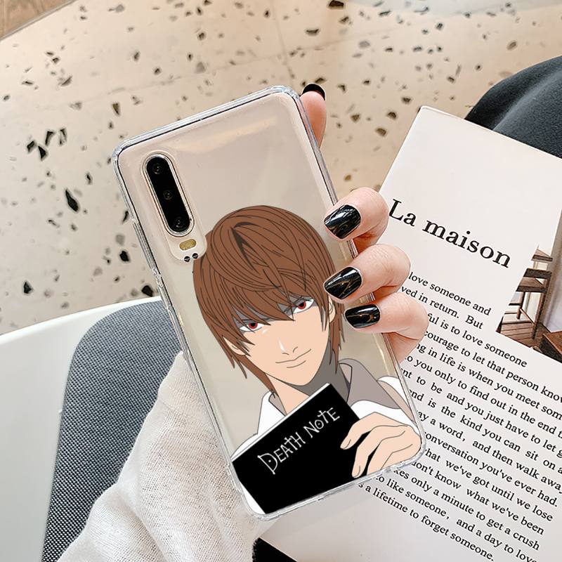 Anime DN Death Note Ryuk kira Phone Cases Transparent for Samsung A71 S9 10 20 HUAWEI p30 40 honor 10i 8x xiaomi note 8 Pro 10t 11