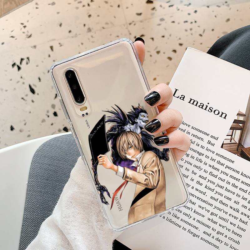 Anime DN Death Note Ryuk kira Phone Cases Transparent for Samsung A71 S9 10 20 HUAWEI p30 40 honor 10i 8x xiaomi note 8 Pro 10t 11