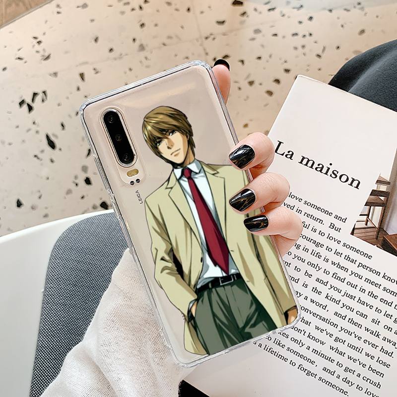 Anime DN Death Note Ryuk kira Phone Cases Transparent for Samsung A71 S9 10 20 HUAWEI p30 40 honor 10i 8x xiaomi note 8 Pro 10t 11