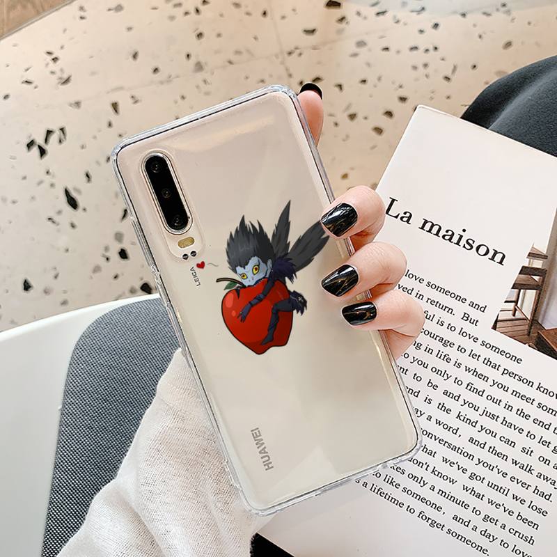 Anime DN Death Note Ryuk kira Phone Cases Transparent for Samsung A71 S9 10 20 HUAWEI p30 40 honor 10i 8x xiaomi note 8 Pro 10t 11