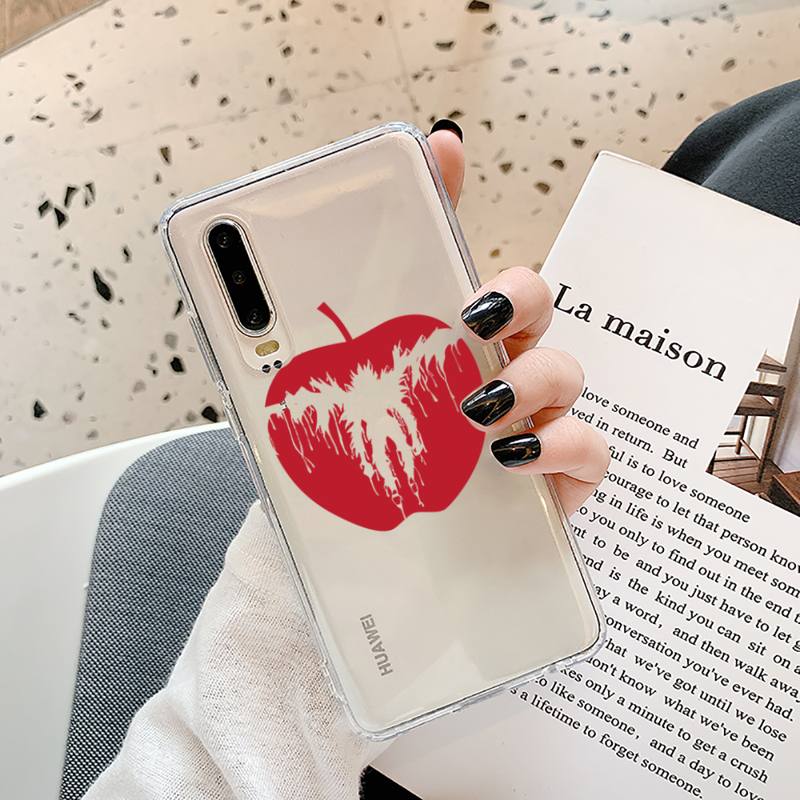 Anime DN Death Note Ryuk kira Phone Cases Transparent for Samsung A71 S9 10 20 HUAWEI p30 40 honor 10i 8x xiaomi note 8 Pro 10t 11