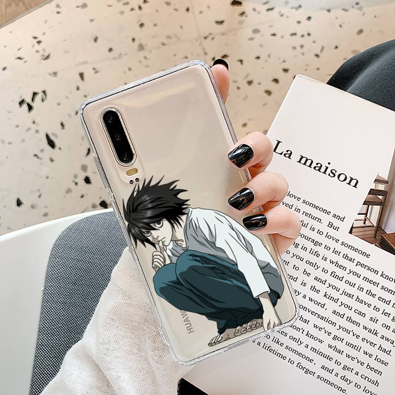 Anime DN Death Note Ryuk kira Phone Cases Transparent for Samsung A71 S9 10 20 HUAWEI p30 40 honor 10i 8x xiaomi note 8 Pro 10t 11