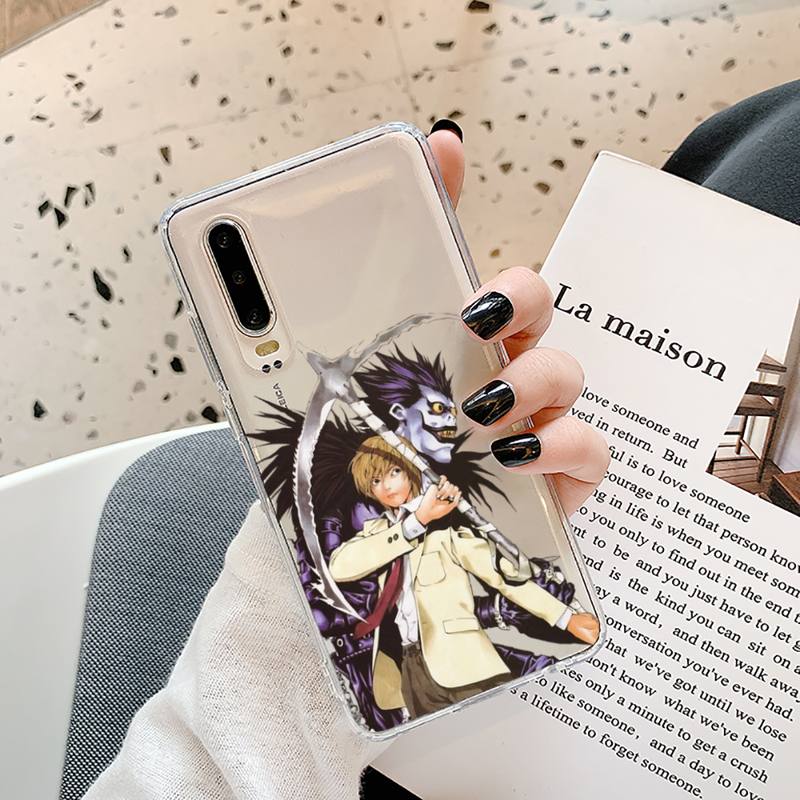 Anime DN Death Note Ryuk kira Phone Cases Transparent for Samsung A71 S9 10 20 HUAWEI p30 40 honor 10i 8x xiaomi note 8 Pro 10t 11