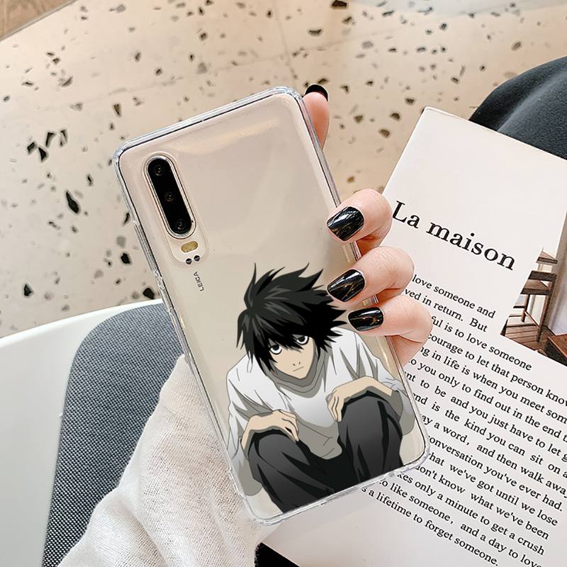 Anime DN Death Note Ryuk kira Phone Cases Transparent for Samsung A71 S9 10 20 HUAWEI p30 40 honor 10i 8x xiaomi note 8 Pro 10t 11