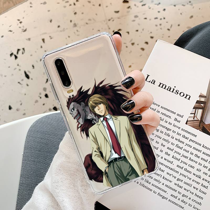 Anime DN Death Note Ryuk kira Phone Cases Transparent for Samsung A71 S9 10 20 HUAWEI p30 40 honor 10i 8x xiaomi note 8 Pro 10t 11