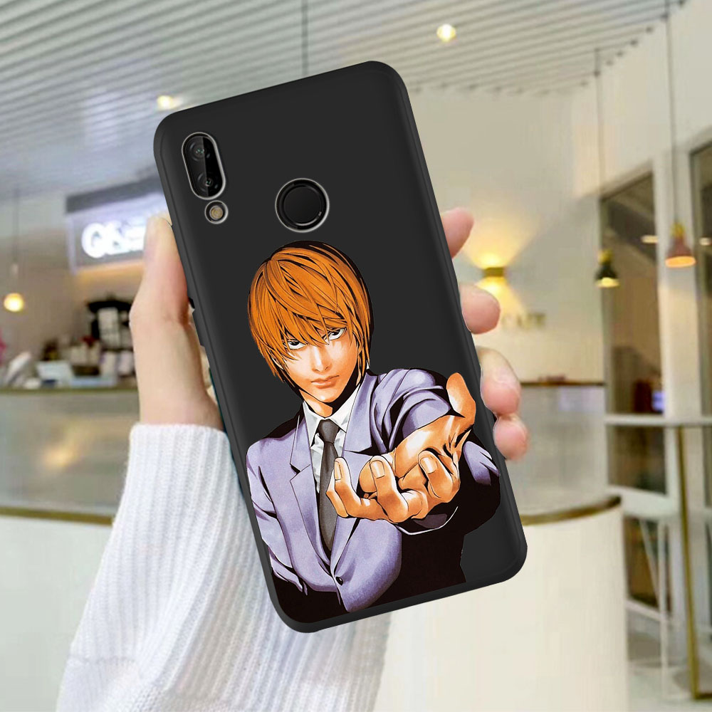 Manga Anime DN Death Note Ryuk Silicone Phone Case For Huawei P8 P10 P20 P30 P40 Lite Pro Mate 30 20 10 Lite Pro Black Cover Coque