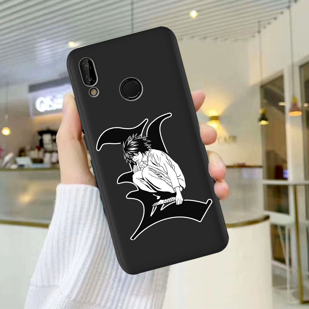 Manga Anime DN Death Note Ryuk Silicone Phone Case For Huawei P8 P10 P20 P30 P40 Lite Pro Mate 30 20 10 Lite Pro Black Cover Coque
