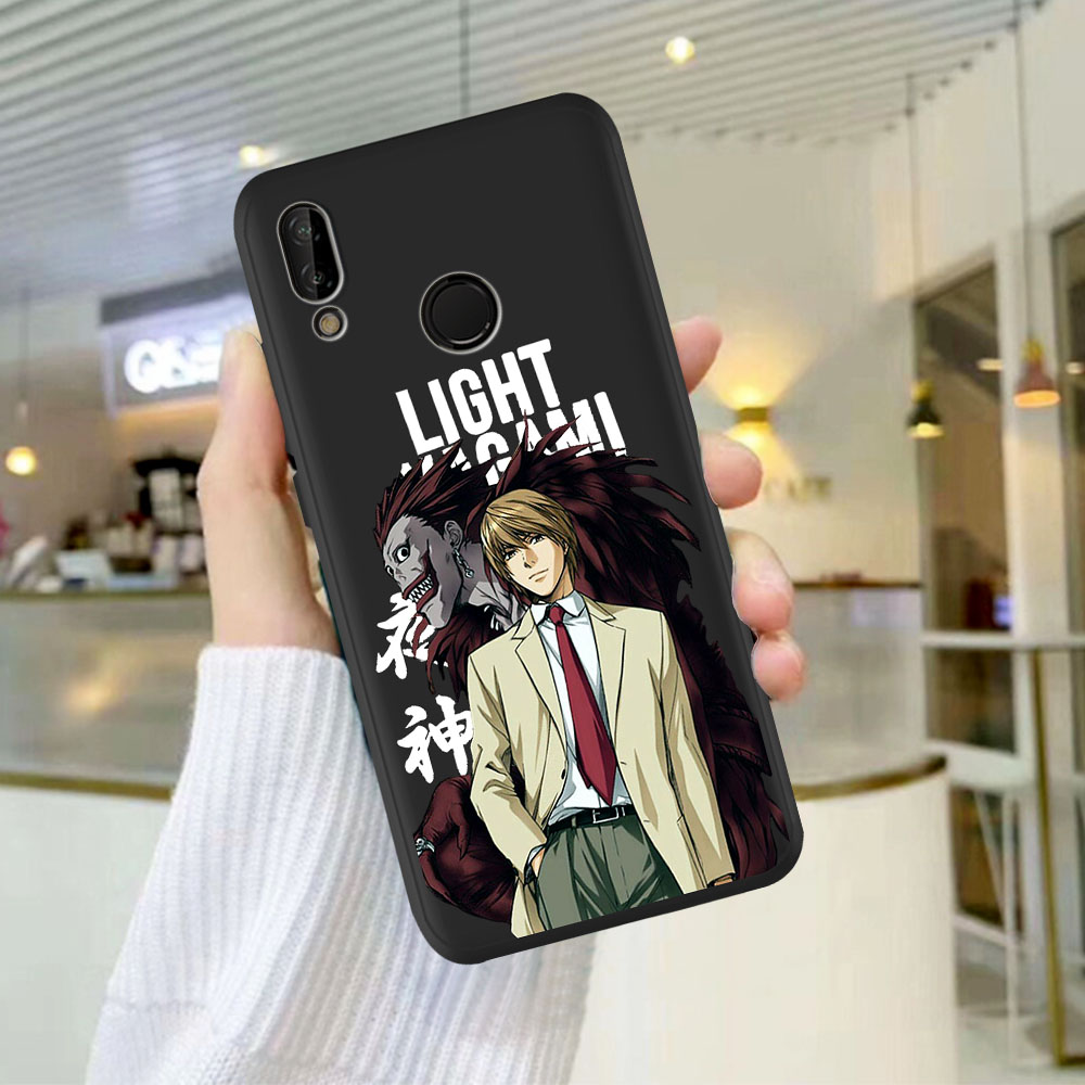Manga Anime DN Death Note Ryuk Silicone Phone Case For Huawei P8 P10 P20 P30 P40 Lite Pro Mate 30 20 10 Lite Pro Black Cover Coque