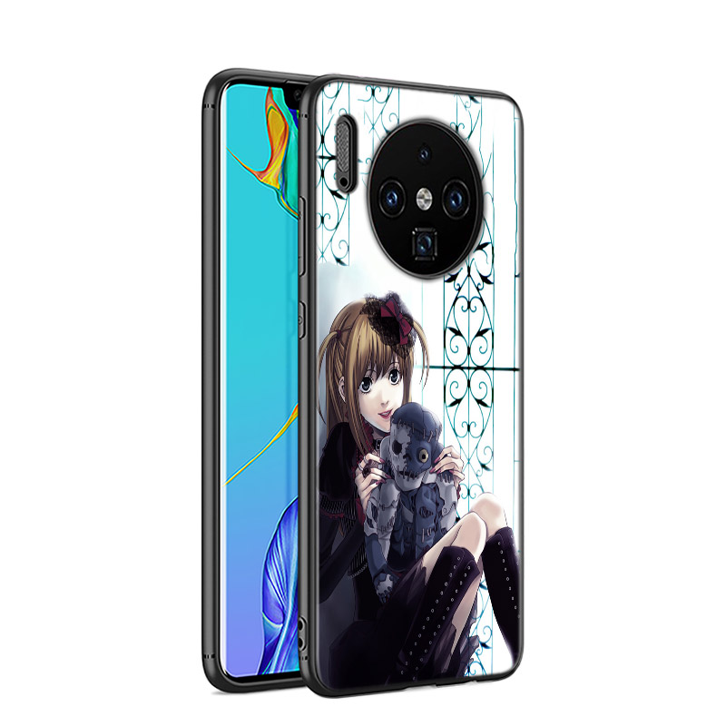 Anime DN Death Note Comic For Huawei Mate 40 RS 30 20 20X 10 P Smart 2021 2020 Z S Pro Plus Lite 2019 2018 Phone Case