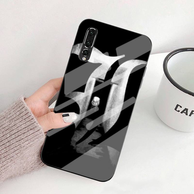 Manga Anime DN Death Note Ryuk Black TPU Tempered Glass For Huawei P9 10 10plus 20 30mate9 10 20 20Pro Honor8X 9 10 V10 Nova3I 5