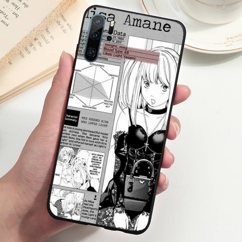 death note Phone Case For Huawei P20 P30 P40 lite Pro P Smart 2019 Mate 10 20 Lite Pro Nova 5t