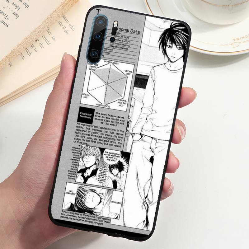 death note Phone Case For Huawei P20 P30 P40 lite Pro P Smart 2019 Mate 10 20 Lite Pro Nova 5t