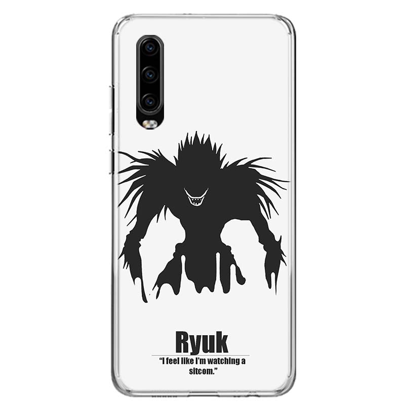 Manga Anime DN Death Note Ryuk Thriller Phone Case For Huawei Mate 30 20 10 P40 P30 P20 P10 Pro Lite P Smart Z Plus 2019 2018 Cover